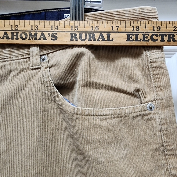 Cremieux Corduroy Pants Men's 38x29 Tan Brown Cotton 38 X 29 - Picture 5 of 11